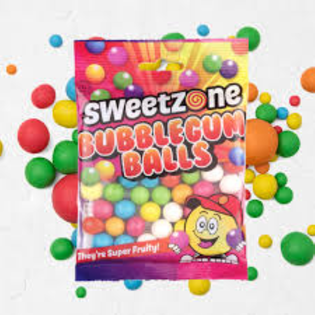 SWEETZONE BUBBLEGUM BALLS 90G